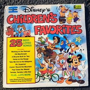 Vintage Disney Vinyl Children's Favorites Record